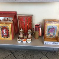 Shrine at Huong Sen Tofu in Sacramento