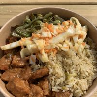 Teriyaki chickn dish   at Tara's Vegan Treats in St Albans