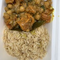 Curry & rice   at Tara's Vegan Treats in St Albans
