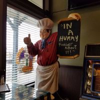 Take your time... at Cousin Vinnie's NY Pizza Cafe in San Juan Island