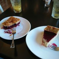 Amazing!  Kirschkuchen und Cheesecake. at Schmeckerling in Munich
