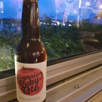 Eigen bier at Hermans in Stockholm