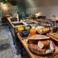 Buffet at Hermans in Stockholm