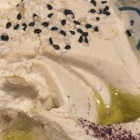 Yummy hummus  at Hermans in Stockholm