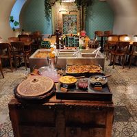 Buffet at Hermans in Stockholm