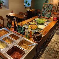 Buffet at Hermans in Stockholm