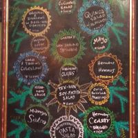 Menu at Hermans in Stockholm