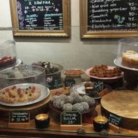 yummy cakes at Hermans in Stockholm