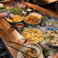 Buffet  at Hermans in Stockholm