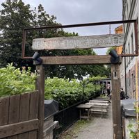 It’s a little tricky to find but this is the entrance   at Hermans in Stockholm