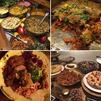 buffet style at Hermans in Stockholm