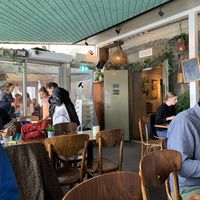 Sitting area😄  at Hermans in Stockholm