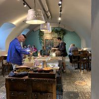 Buffet area!   at Hermans in Stockholm