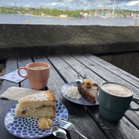 Fika & view  at Hermans in Stockholm