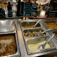 buffet  at Hermans in Stockholm