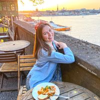 Dinner with a sunset view overlooking the city of Stockholm! at Hermans in Stockholm