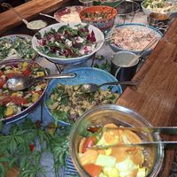 Koud buffet, at Hermans in Stockholm