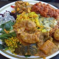 Buffet plate at Hermans in Stockholm