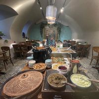 Buffet  at Hermans in Stockholm