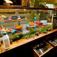 Dessert display  at Hermans in Stockholm