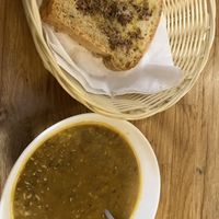 linser soppa   at Hermans in Stockholm