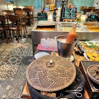 Buffet  at Hermans in Stockholm