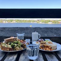 The food and the views are incredible! at Hermans in Stockholm