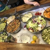 Buffet at Hermans in Stockholm