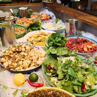 Buffet at Hermans in Stockholm