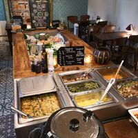 Buffet at Hermans in Stockholm