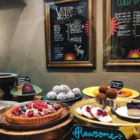 Deserts and price list at Hermans in Stockholm