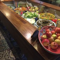 All you can eat buffet at Hermans in Stockholm