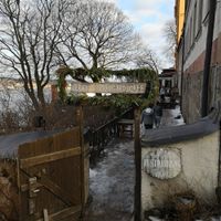 Entrance to Hermans at Hermans in Stockholm