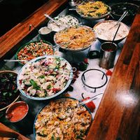 Buffet at Hermans in Stockholm