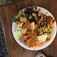 All you can eat buffet  at Hermans in Stockholm