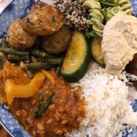 Buffet plate  at Hermans in Stockholm