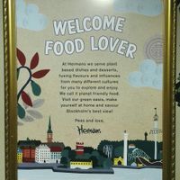 A pea-losophy you can truly taste! at Hermans in Stockholm