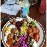 Buffet at Hermans in Stockholm