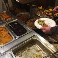 Xmas buffet at Hermans in Stockholm