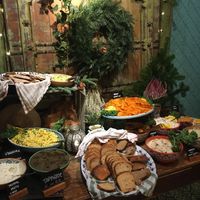 Xmas buffet at Hermans in Stockholm