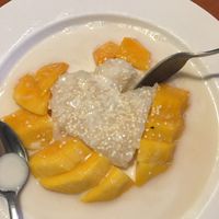 Mango sticky rice  at Thai Love NY in Syracuse