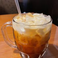 Thai tea with coconut milk  at Thai Love NY in Syracuse