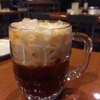 Vegan Thai Iced Tea with Coconut Milk! It’s perfect for dessert! at Thai Love NY in Syracuse