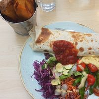 Chimichanga at Cafe Nutshell in New Ross