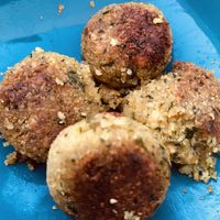 Yummy falafel at Bitkisel Mutfak in Urla