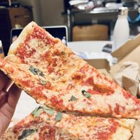 New York regular pizza slice at NY Pizza Suprema in New York City