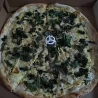 Vegan Pizza Alfredo at NY Pizza Suprema in New York City