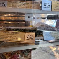 Some of the vegan range!  at NY Pizza Suprema in New York City