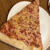 New York vegan regular slice  at NY Pizza Suprema in New York City