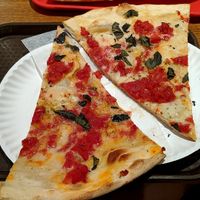Vegan margherita at NY Pizza Suprema in New York City